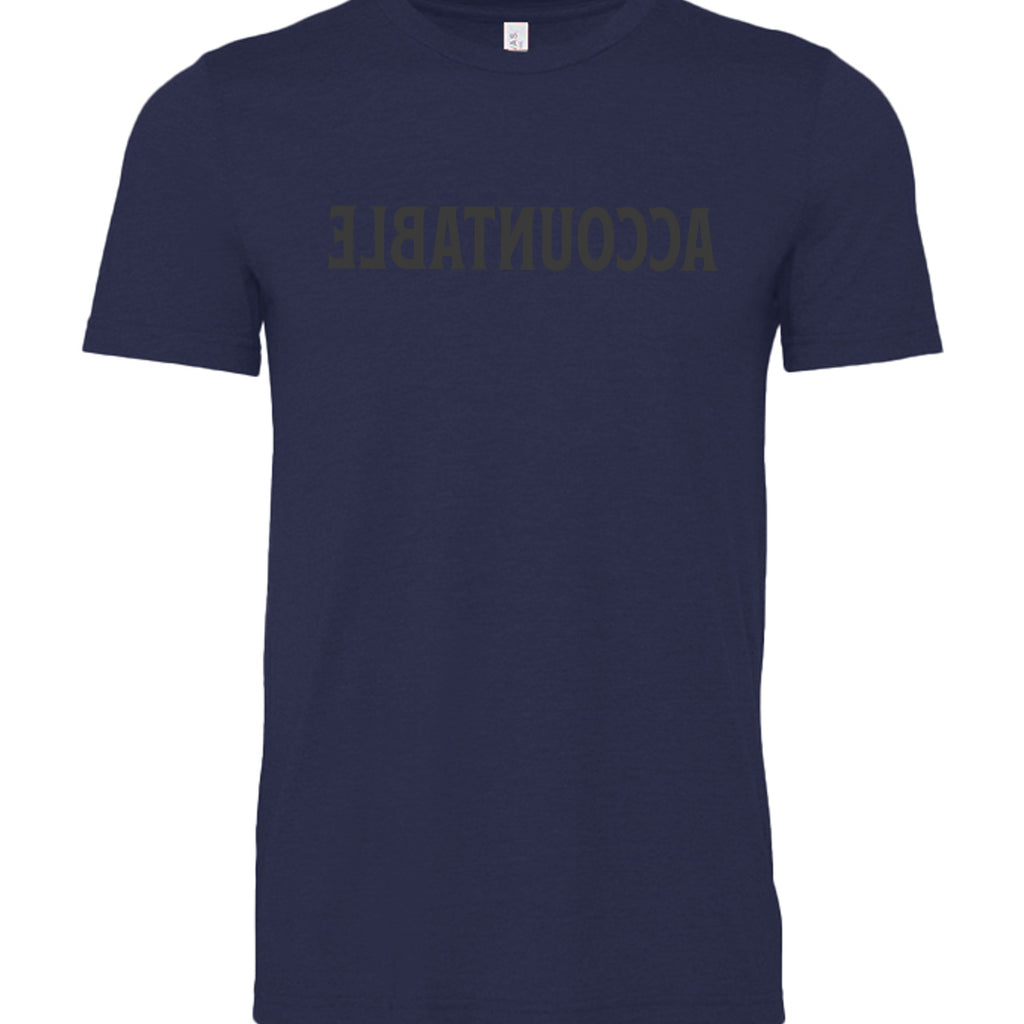 Solid Navy Blend - 3001CVC - FRONT