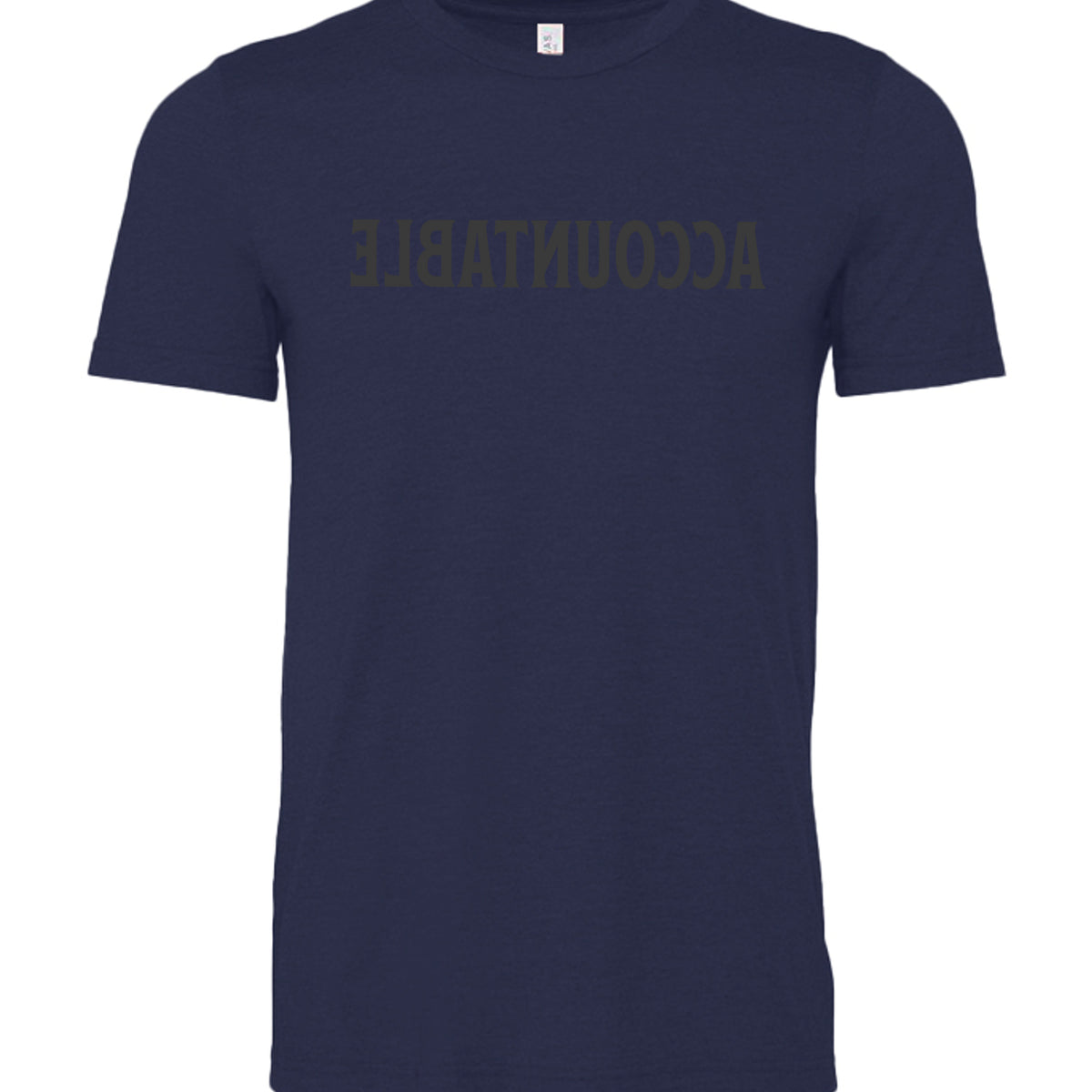 Solid Navy Blend - 3001CVC - FRONT