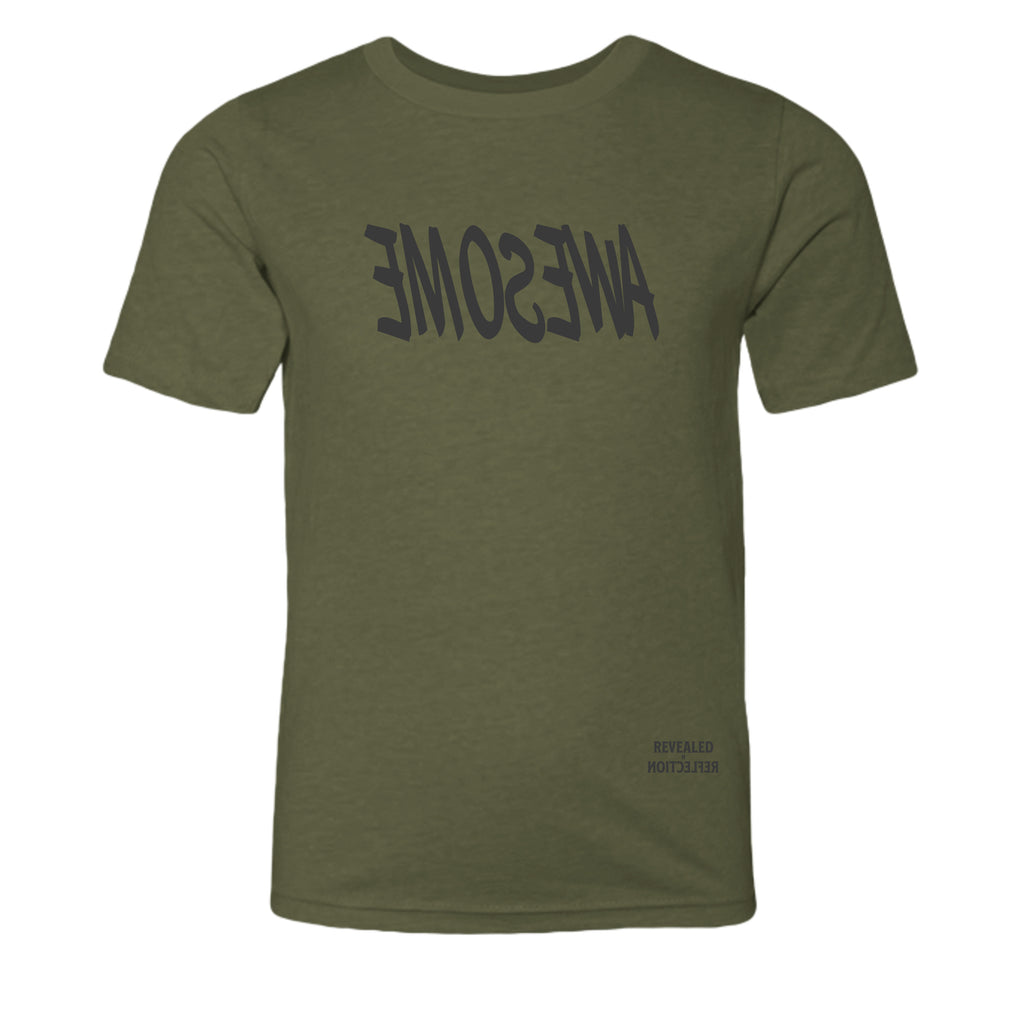 Heather Military Green - 3001YCVC - FRONT