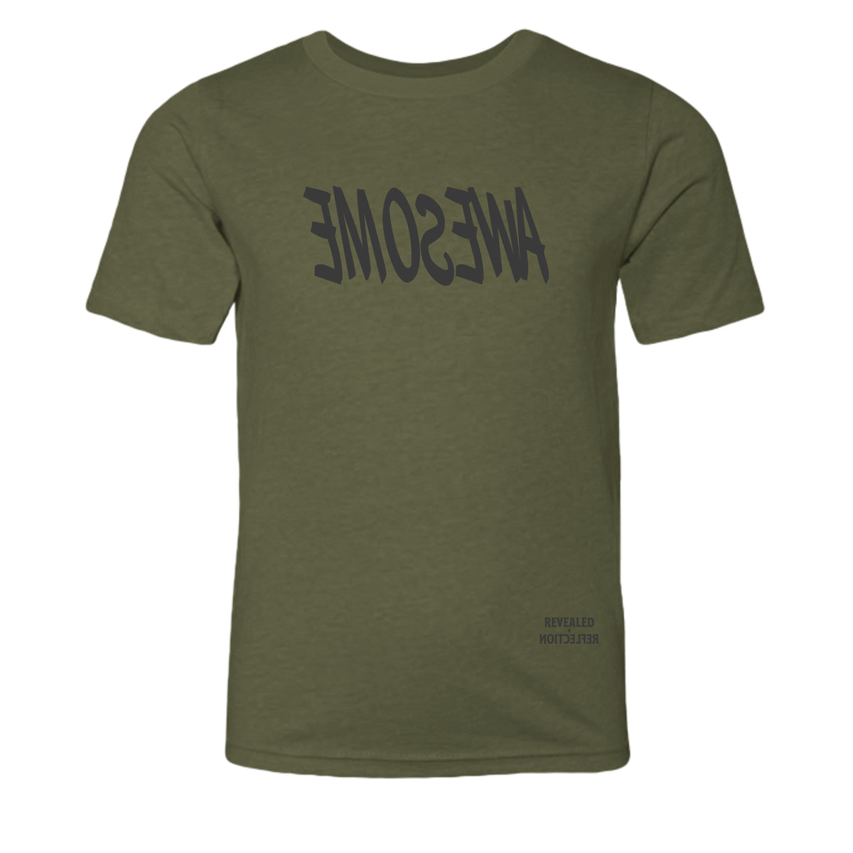 Heather Military Green - 3001YCVC - FRONT