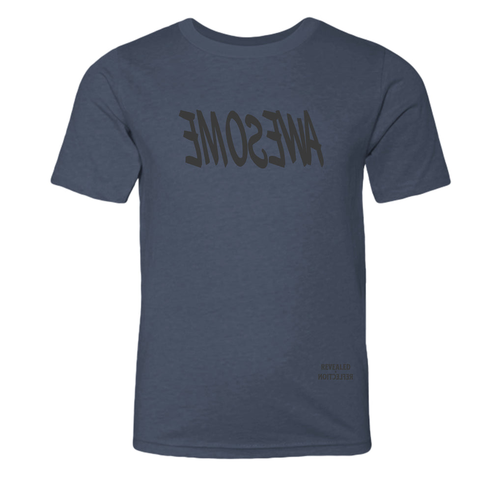 Heather Navy - 3001YCVC - FRONT