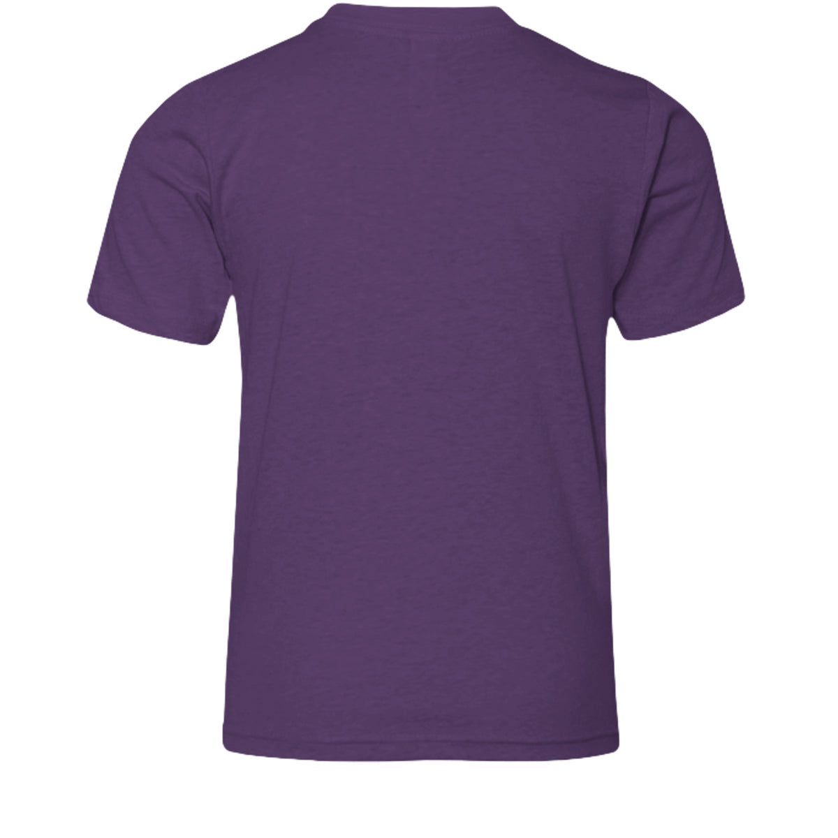 Heather Team Purple - 3001YCVC - BACK